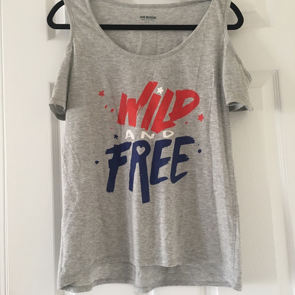 Joe Boxer large women’s split top gray